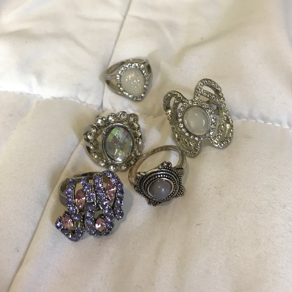 Silver rings